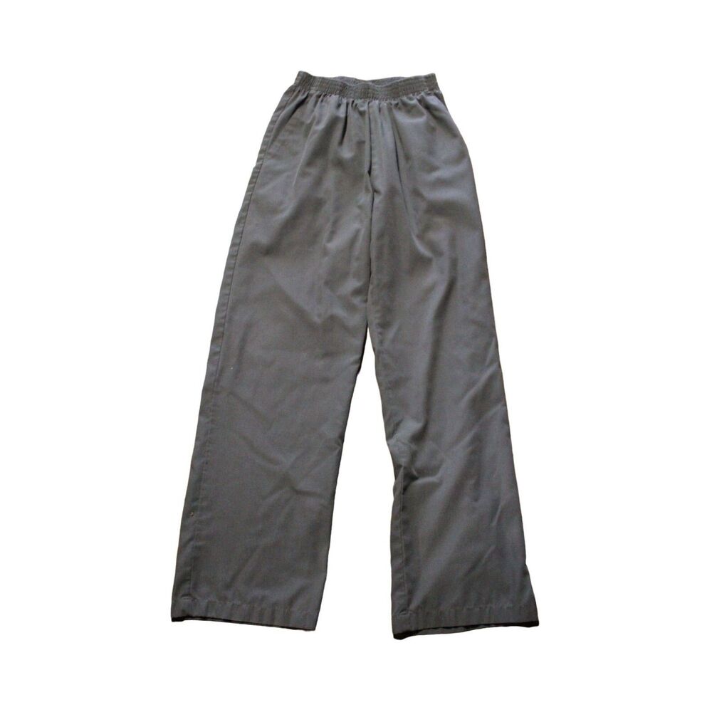 UA Uniform Advantage Women Medical Scrub Pants Size Small Gray Elastic Waist